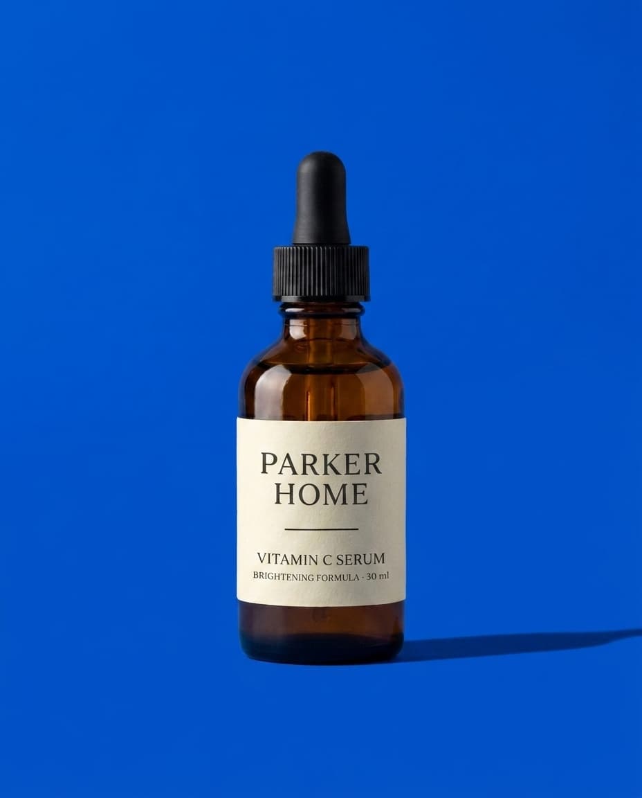 Color Pop: the same serum bottle staged as one saturated backdrop, built for paid social